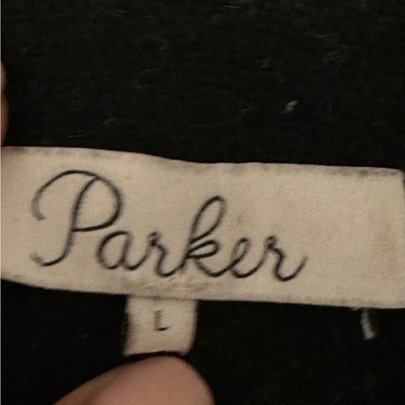 Parker wool and leather blend jacket fits like M - Picture 4 of 4